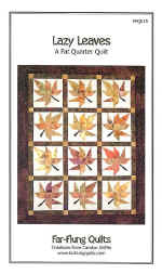  Lazy Leaves Quilt Pattern  (click to enlarge) 