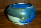  Spill-Proof Bowl - Dipped Blues & Greens  (click to enlarge) 