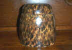  Heavy Lidded Pot - Tiger Skin  (click to enlarge) 