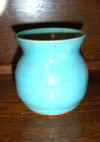  Flared Pot - Solid Aquamarine  (click to enlarge) 